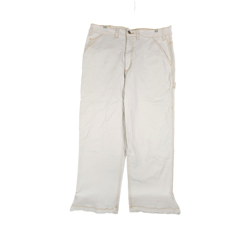 Nike Official Athletics White Carpenter Pants Size 36 Straight‎ Leg